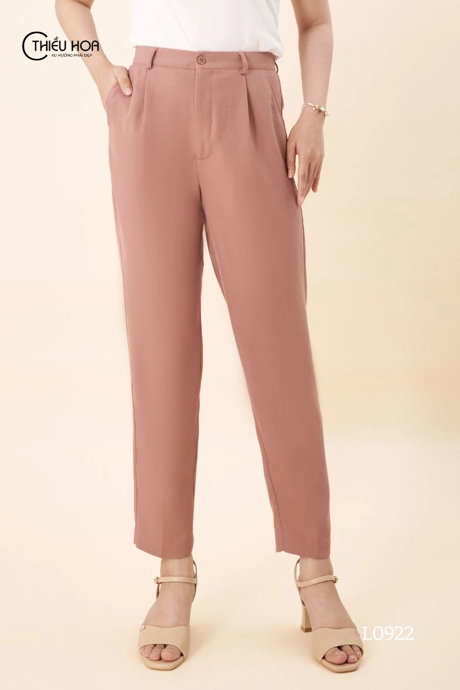 Quần tây nữ trung niên, chất liệu tuyết mưa cao cấp, siêu tôn dáng thương hiệu Menina QD3L0922
