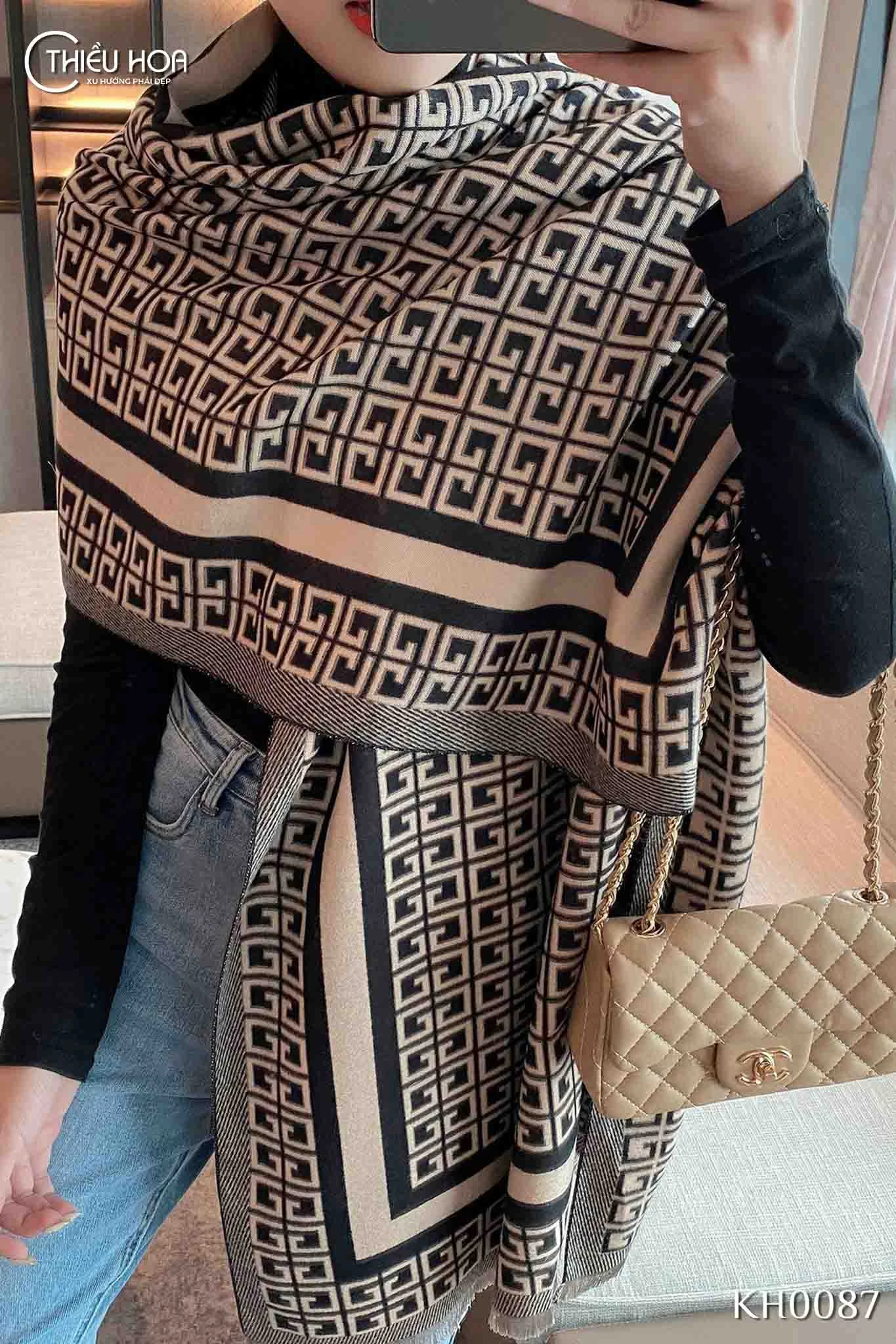 Khăn lụa dài cao cấp KH0087 - Khăn Choàng Menina